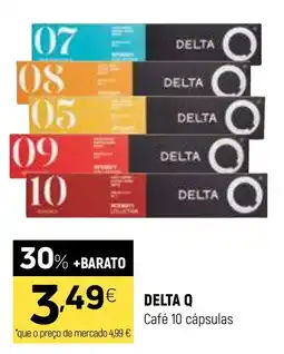 Coviran delta q café 10 cápsulas promoção