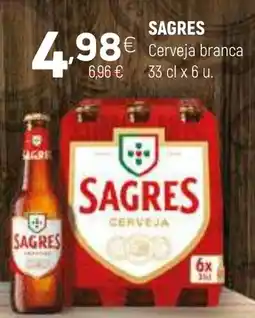 Coviran Sagres cerveja branca promoção