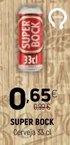 Coviran super bock cerveja 33 cl promoção