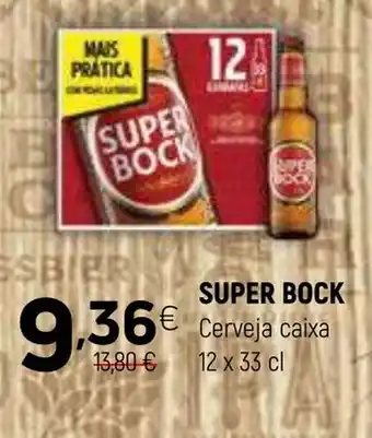 Super bock cerveja caixa