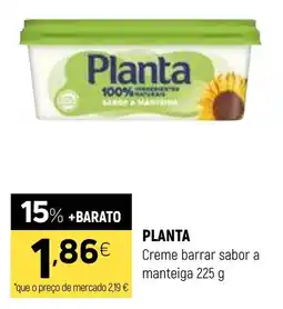 Coviran Planta creme barrar sabor a manteiga promoção