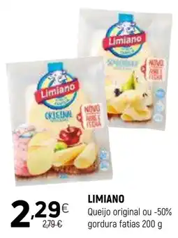 Coviran Limiano queijo original promoção