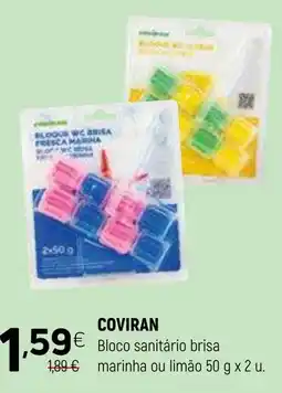 Coviran Bloco sanitário brisa marinha ou limão promoção