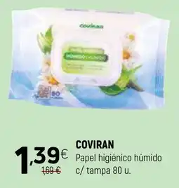 Coviran Coviran papel higiênico húmido promoção
