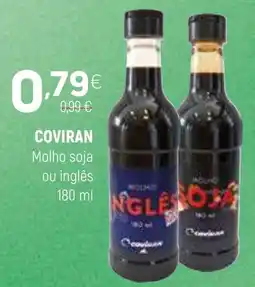 Coviran Coviran molho soja ou inglês promoção