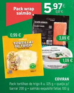 Coviran Pack wrap salmão promoção