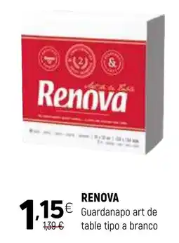 Coviran Renova guardanapo art de table tipo a branco promoção