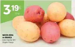 Coviran batata roxa ou branca promoção