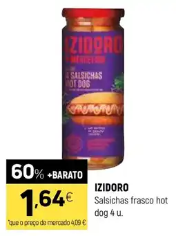 Coviran Izidoro salsichas frasco hot dog promoção