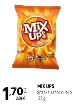 Coviran Mix ups snacks sabor queijo promoção