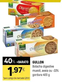 Coviran Gullon bolacha digestive muesli, aveia ou -33% gordura promoção