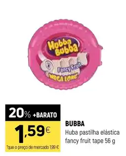 Coviran Bubba Huba pastilha elástica fancy fruit tape promoção