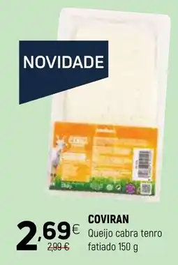 Coviran coviran queijo cabra tenro fatiado promoção