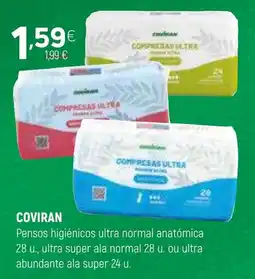 Coviran coviran pensos higiênicos ultra normal anatômica promoção