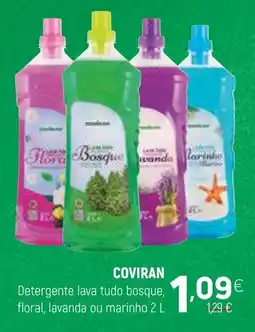 Coviran Detergente lava tudo bosque, floral, lavanda ou marinho promoção