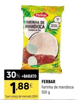 Coviran Farinha de mandioca ferbar promoção