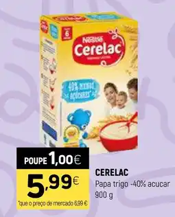 Coviran Cerelac papa trigo -40% acucar promoção