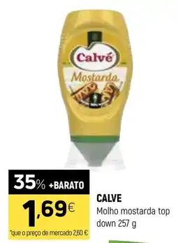 Coviran Calve molho mostarda top down promoção