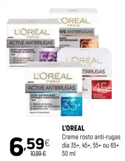 Coviran L'oreal creme rosto anti-rugas promoção