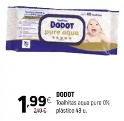 Coviran Dodot toalhitas aqua pure 0% plástico promoção