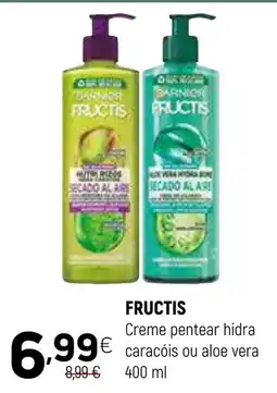 Coviran Fructis creme pentear hidra caracóis ou aloe vera promoção
