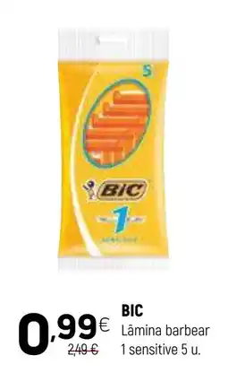 Coviran Bic Lâmina barbear 1 sensitive promoção
