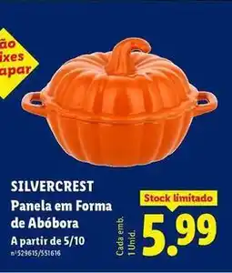 Lidl Silvercrest - panela em forma de abóbora promoção