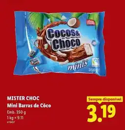 Lidl Mini - barras de coco promoção