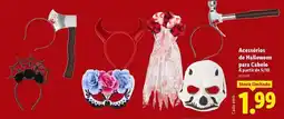 Lidl A+ - accesorios de halloween para cabello promoção