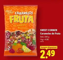 Lidl Caramelos de fruta promoção
