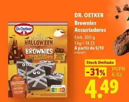 Lidl Dr. oetker - brownies assustadores promoção