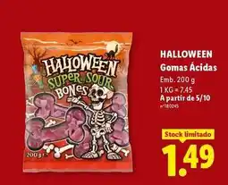 Lidl A+ - gomas acidas promoção