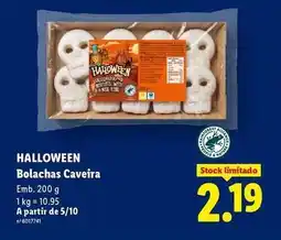 Lidl A+ - bolachas caveira promoção