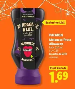 Lidl A+ - maionese preta promoção