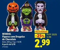 Lidl A+ - figuras com drageias de chocolate promoção