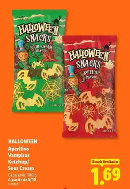 Lidl A+ - aperitivo vampires ketchup/ sour cream promoção