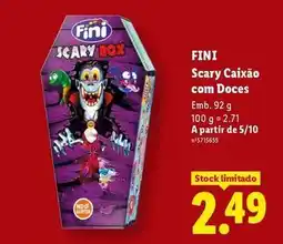 Lidl A+ - scary caixao com doces promoção