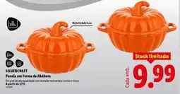 Lidl Silvercrest - pancias en forma de abbora promoção