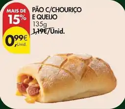 Pingo Doce Pão c/chourico e queijo promoção