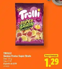 Lidl A+ - gomas frutas super brain promoção