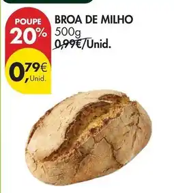Pingo Doce Broa de milho promoção