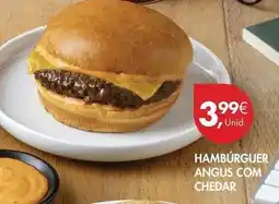 Pingo Doce Angus - hamburguer angus com chedar promoção
