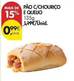 Pingo Doce Pão c/chourico e queijo promoção