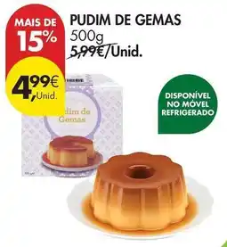 Pingo Doce Dim - pudim de gemas promoção