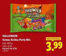 Lidl A+ - gomas acidas party mix promoção