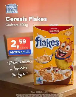 Casa Cheia Cereais Flakes Cuétara promoção