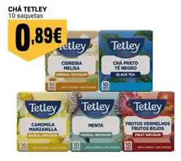 Neomáquina Tetley chá preto promoção