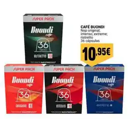 Neomáquina Buondi café ristretto promoção