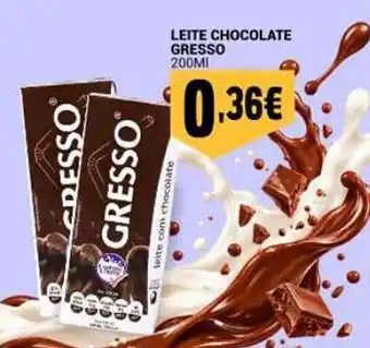Leite chocolate gresso