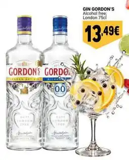 Neomáquina Gin gordon's alcohol free promoção